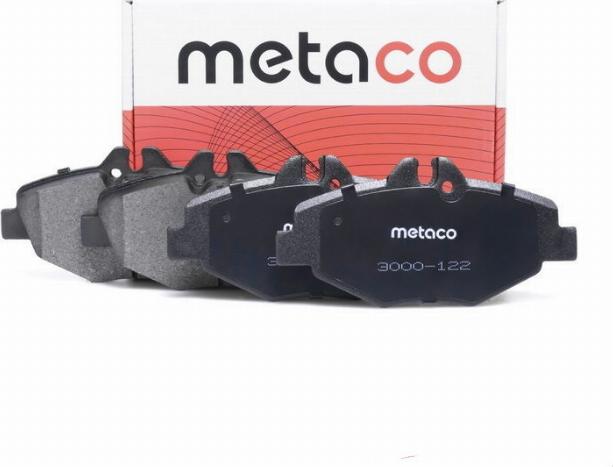 METACO 3000-122 - Kit pastiglie freno, Freno a disco autozon.pro