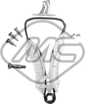 Metalcaucho 58314 - Kit catena distribuzione autozon.pro