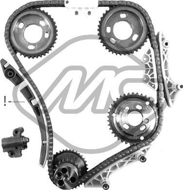 Metalcaucho 58383 - Kit catena distribuzione autozon.pro