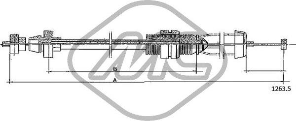 Metalcaucho 81472 - Cavo acceleratore autozon.pro