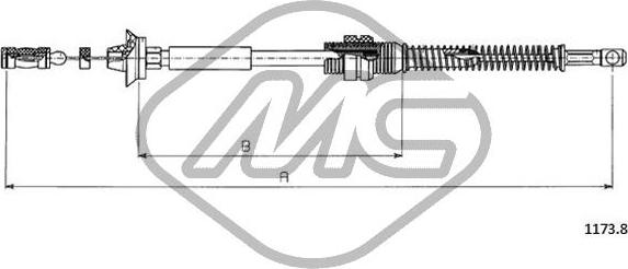 Metalcaucho 81548 - Cavo acceleratore autozon.pro