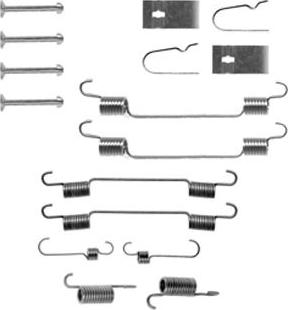 Metelli 9110 - Kit accessori, Ganasce freno autozon.pro