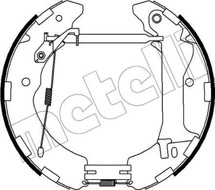 Metelli 51-0494 - Kit ganasce freno autozon.pro