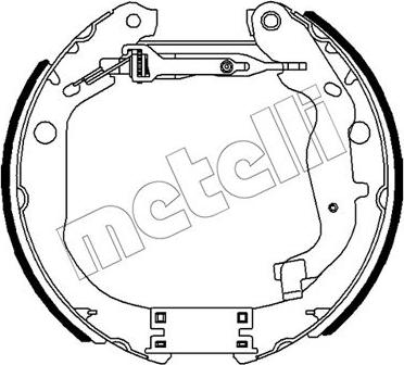 Metelli 51-0491 - Kit ganasce freno autozon.pro