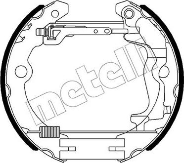 Metelli 51-0492 - Kit ganasce freno autozon.pro