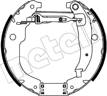 Metelli 51-0448 - Kit ganasce freno autozon.pro