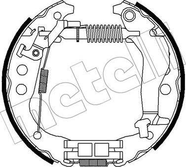 Metelli 51-0447 - Kit ganasce freno autozon.pro