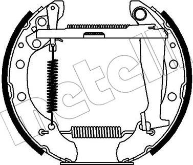 Metelli 51-0415 - Kit ganasce freno autozon.pro