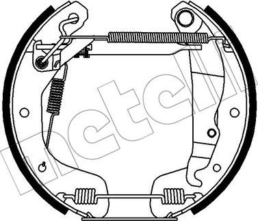 Metelli 51-0413 - Kit ganasce freno autozon.pro