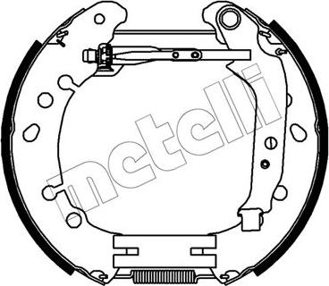 Metelli 51-0489 - Kit ganasce freno autozon.pro