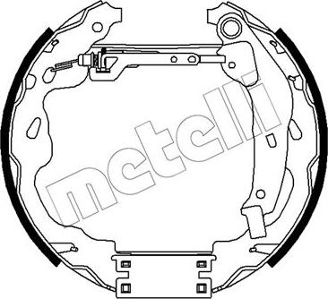 Metelli 51-0488 - Kit ganasce freno autozon.pro