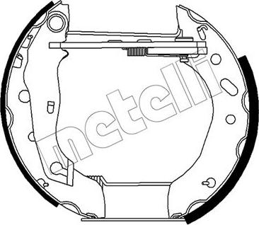 Metelli 51-0483 - Kit ganasce freno autozon.pro