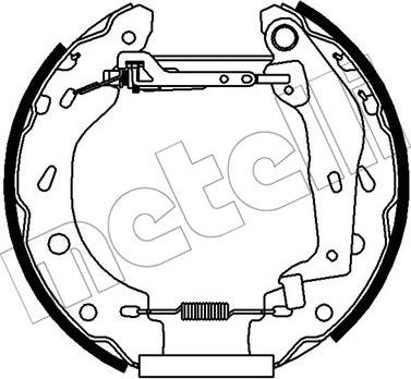 Metelli 51-0438 - Kit ganasce freno autozon.pro