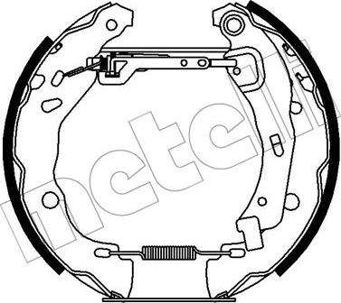 Metelli 51-0437 - Kit ganasce freno autozon.pro