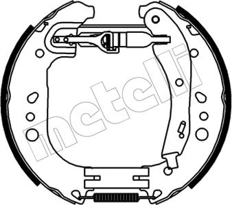 Metelli 51-0546 - Kit ganasce freno autozon.pro