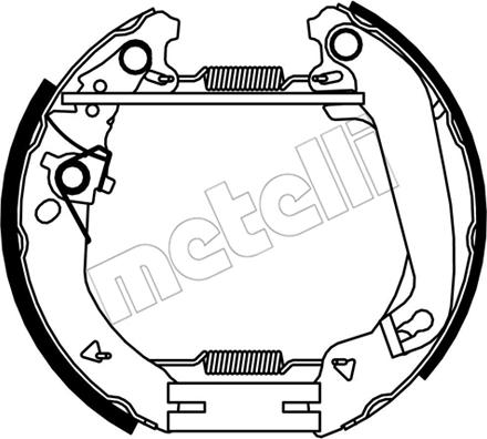 Metelli 51-0552 - Kit ganasce freno autozon.pro