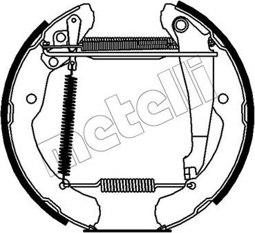 Metelli 51-0504 - Kit ganasce freno autozon.pro