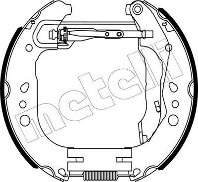 Metelli 51-0505 - Kit ganasce freno autozon.pro