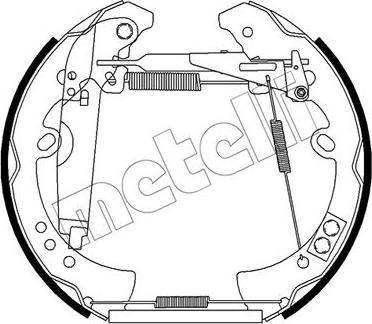 Metelli 51-0508 - Kit ganasce freno autozon.pro