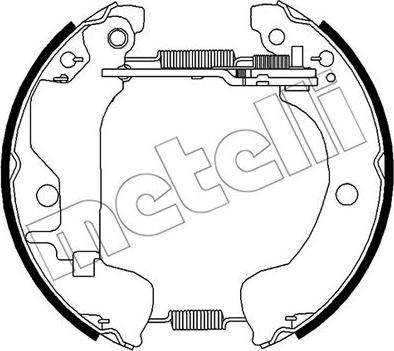 Metelli 51-0507 - Kit ganasce freno autozon.pro