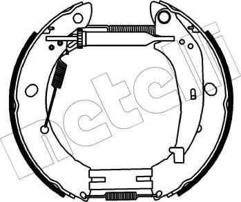 Metelli 51-0539 - Kit ganasce freno autozon.pro