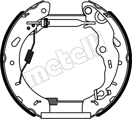 Metelli 51-0535 - Kit ganasce freno autozon.pro