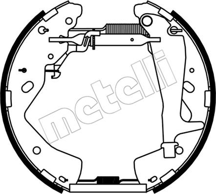 Metelli 51-0537 - Kit ganasce freno autozon.pro