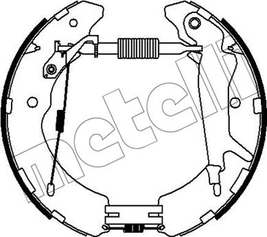 Metelli 51-0528 - Kit ganasce freno autozon.pro