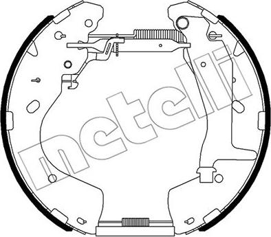 Metelli 51-0522 - Kit ganasce freno autozon.pro