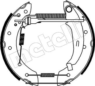 Metelli 51-0095 - Kit ganasce freno autozon.pro