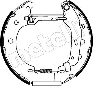 Metelli 51-0097 - Kit ganasce freno autozon.pro