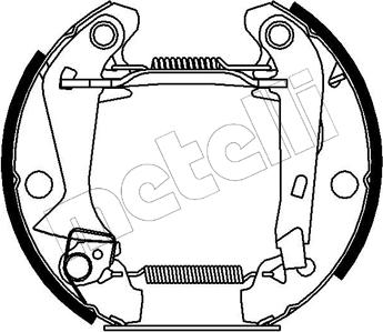 Metelli 51-0044 - Kit ganasce freno autozon.pro