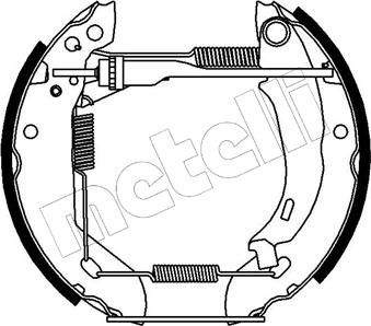 Metelli 51-0040 - Kit ganasce freno autozon.pro