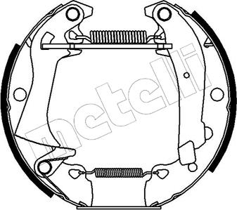 Metelli 51-0041 - Kit ganasce freno autozon.pro