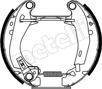 Metelli 51-0009 - Kit ganasce freno autozon.pro