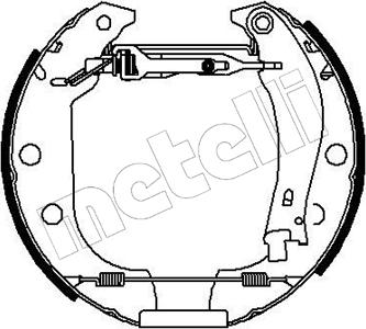 Metelli 51-0005 - Kit ganasce freno autozon.pro