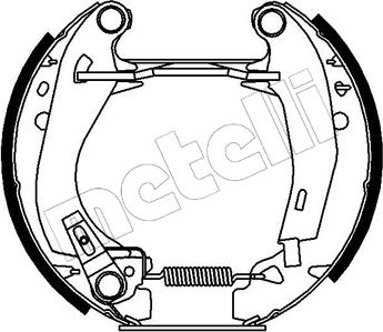 Metelli 51-0007 - Kit ganasce freno autozon.pro