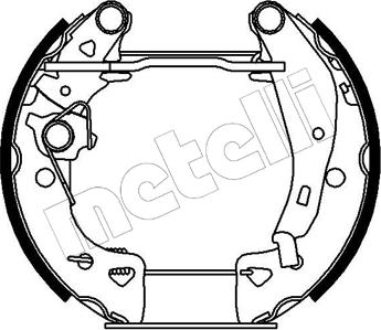 Metelli 51-0001 - Kit ganasce freno autozon.pro