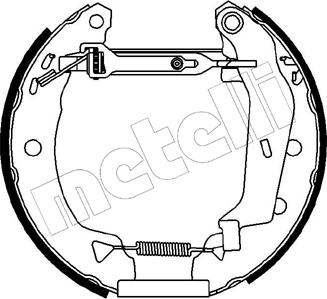 Metelli 51-0016 - Kit ganasce freno autozon.pro