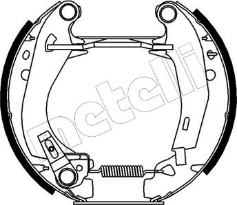 Metelli 51-0022 - Kit ganasce freno autozon.pro