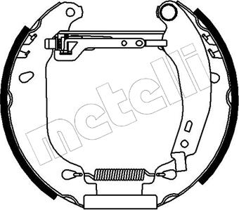 Metelli 51-0017 - Kit ganasce freno autozon.pro