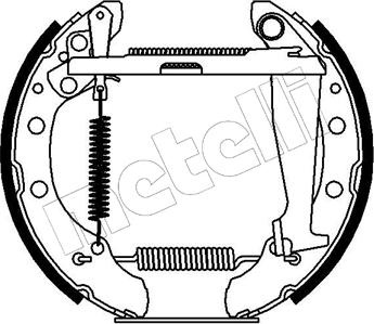 Metelli 51-0084 - Kit ganasce freno autozon.pro