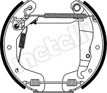 Metelli 51-0081 - Kit ganasce freno autozon.pro