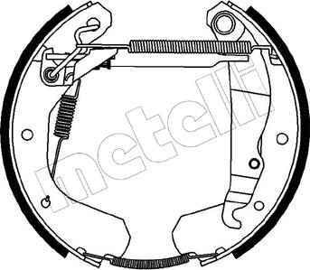 Metelli 51-0082 - Kit ganasce freno autozon.pro