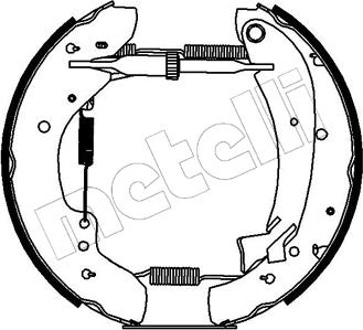 Metelli 51-0073 - Kit ganasce freno autozon.pro