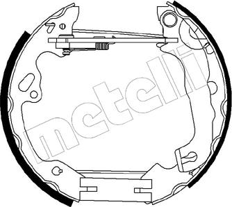 Metelli 51-0199 - Kit ganasce freno autozon.pro