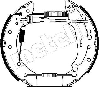 Metelli 51-0193 - Kit ganasce freno autozon.pro