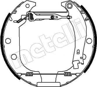 Metelli 51-0143 - Kit ganasce freno autozon.pro