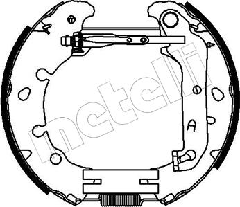 Metelli 51-0153 - Kit ganasce freno autozon.pro