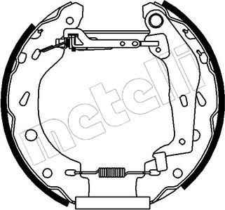 Metelli 51-0162 - Kit ganasce freno autozon.pro